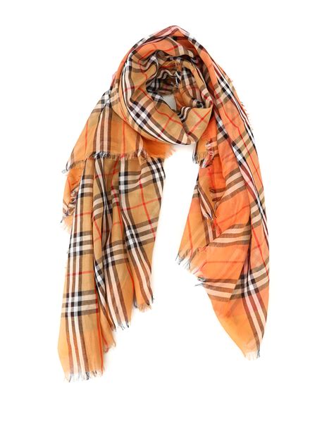 cotton burberry scarves